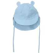 Huttelihut Kid's Summer Hat Ears Woven Cappellino Bambini (50/56, blu)