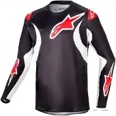 Alpinestars Maglia Racer Lucent Ragazzo 2024 Black White