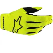 Alpinestars Guanti Radar Ragazzo 2024 Yellow Fluo Black