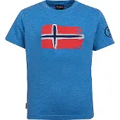 TROLLKIDS Kid's Oslo T T-shirt Bambini (164, blu)