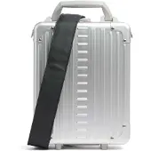 Aleon Aluminum Vertical Valigetta 24 cm Vano porta PC color argento