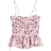 Desigual , Blusa disegnata da Mr. Christian Lacroix, Viscosa, Rosso, S