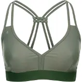 INASKA Women's Top Wild Parte superiore bikini Donna (L, verde)