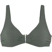 LASCANA Top per bikini oliva