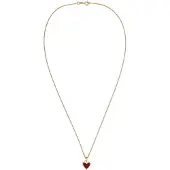 Elli Collana 'Herz' oro / rosso