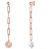 Valero Pearls Orecchini oro rosé / bianco perla