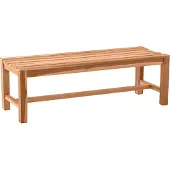 Möbilia Panchina da giardino, 150 cm, teak
