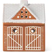 Kähler Portacandele Gingerbread Light House H11.5 Cm