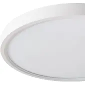 LINDBY Smart plafoniera LED Deika, Ø 30 cm, bianco, Tuya
