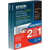 Epson Carta Fotografica 2x 40 Premium Glossy Photo 255gr 10x15 Cm