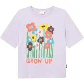 DEDICATED Women's T-Shirt Vadstena Grow Up T-shirt Donna (M, bianco)
