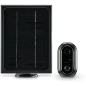 Hama Überwachungskamera, WLAN-Kamera outdoor, Akku, Solar, Aufzeichnung, 1080p (00176648)