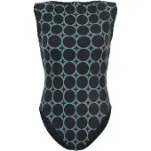 Vivid Costume intero blu scuro / canna
