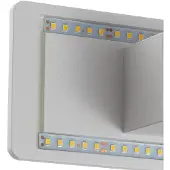 Ideal Lux Applique LED Zig Zag bianco, larghezza 29 cm