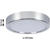 Paulmann Aviar plafoniera LED Ø 22cm cromo 4.000K