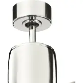 Kichler Ventilatore da soffitto Ferron, pale nichel