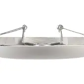 Deko-light Plafoniera LED da incasso Zaurak, bianca, rotonda, Ø 22 cm