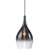 Paul Neuhaus Lampada a sospensione Pilua di , grigio fumo, vetro, Ø 20 cm, E27