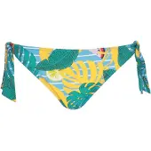 Vivid Slip bikini blu chiaro / giallo / giada / bianco