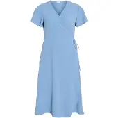 Vila Vilovie Short Sleeved Vestito Incrociato