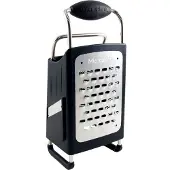 Microplane Box Grater, grattugia a 4 lati, nero