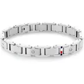 Tommy Hilfiger Alla moda bracciale in acciaio da uomo 2790393