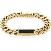 Tommy Hilfiger Senza tempo bracciale placcato oro s onyxem 2790539