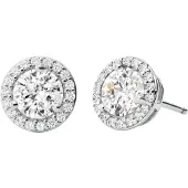 Michael Kors Glittering silver Orecchini con zircons MKC1035AN040