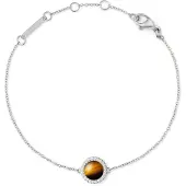 Daniel Wellington Bracciale Occhio di Tigre Cristalli — Bracciale
