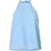 Selected Top Con Scollatura Donne Blu 40