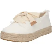 Toms Women's Carolina Lace Up Sneaker Donna (38,5, beige/bianco)