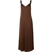 Selected Vestito Lungo Donne Marrone 34