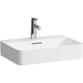 Laufen VAL vasque, 3 trous pour robinet, avec trop-plein, 550x400mm, H8122847161081, H8122847161081