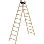 MUNK Günzburger Steigtechnik Scaletta in legno 2x10 pioli
