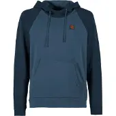 E9 Squ-Dub Felpa con cappuccio Uomo (L, blu)