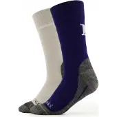 Heber Peak EvergreenHe. Hiking Crew Socks 2-Pack Calze da trekking (43-45, beige)