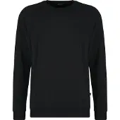 Stoic MerinoTerry285 AlavaaraSt. Crew Pullover Pullover in lana merino Uomo (L, nero)
