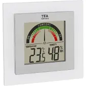 TFA-Dostmann TFA - Termoigrometro digitale 30.5023 - argento/trasparente