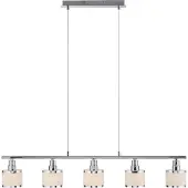 JUST LIGHT Lampada a sospensione Accor, 5 luci
