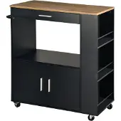 Kesper 2589213 Carrello da cucina, grigio/ Carrello di servizio / Carrello