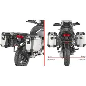 Givi Attacco Per Borse Laterali Moto Guzzi Stelvio 2024 One-fit Monokey Cam-side Plo8208cam