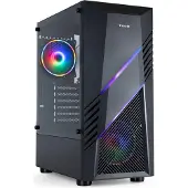TooQ Case Per Pc Torre Tqgcc102-b Biohazard Atx Argb