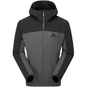 Mountain Equipment Frontier Jacket Giacca softshell Uomo (XXL, grigio/nero)