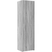 vidaXL Credenza Grigio Sonoma 50x42,5x185 cm Materiale a base di legno