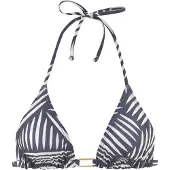 LASCANA Top per bikini marino / bianco