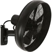 Beacon Lighting Ventilatore da parete Beacon Breeze, nero, Ø 41 cm