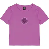 Santa Cruz Women's Ringed Arrangement T-Shirt T-shirt Donna (10, lilla)