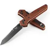 Benchmade Coltello pieghevole Osborne Magnacut DLC, burnt copper aluminum