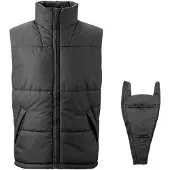 Mamalila Trageweste Stockholm Gilet sintetico (S/M, nero/grigio)