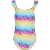 ZigZag Kid's Carly Swimsuit Costume intero Bambini (116, variopinto)